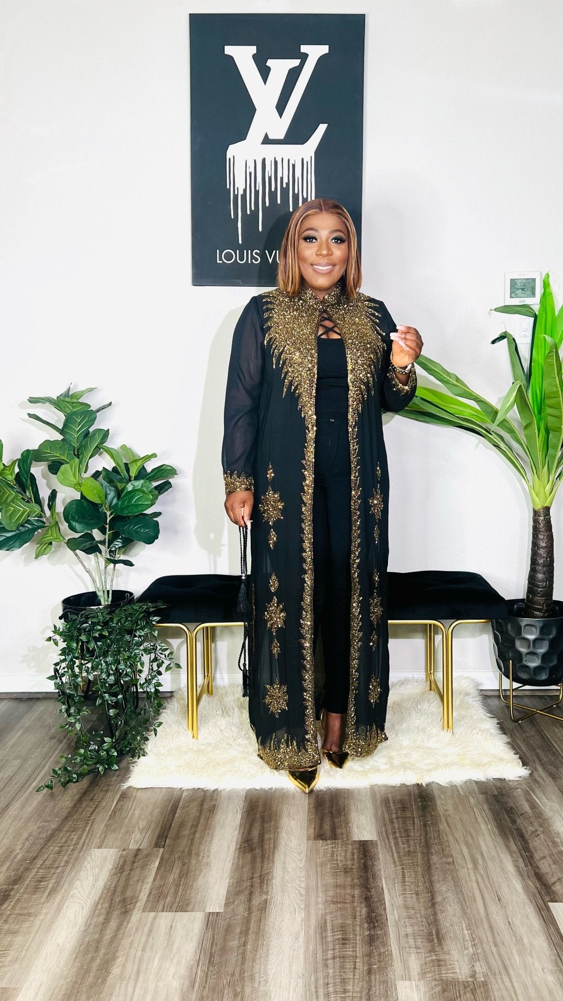 ROYALTY KIMONO KAFTAN DRESS - styletittudeapparelusa