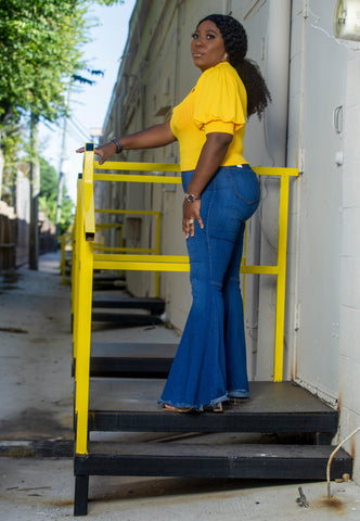 SAFFRON CITY TOP - styletittudeapparelusa
