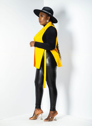 SLAYBOSS JACKET (Yellow) - styletittudeapparelusa