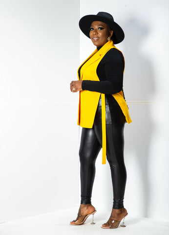 SLAYBOSS JACKET (Yellow) - styletittudeapparelusa