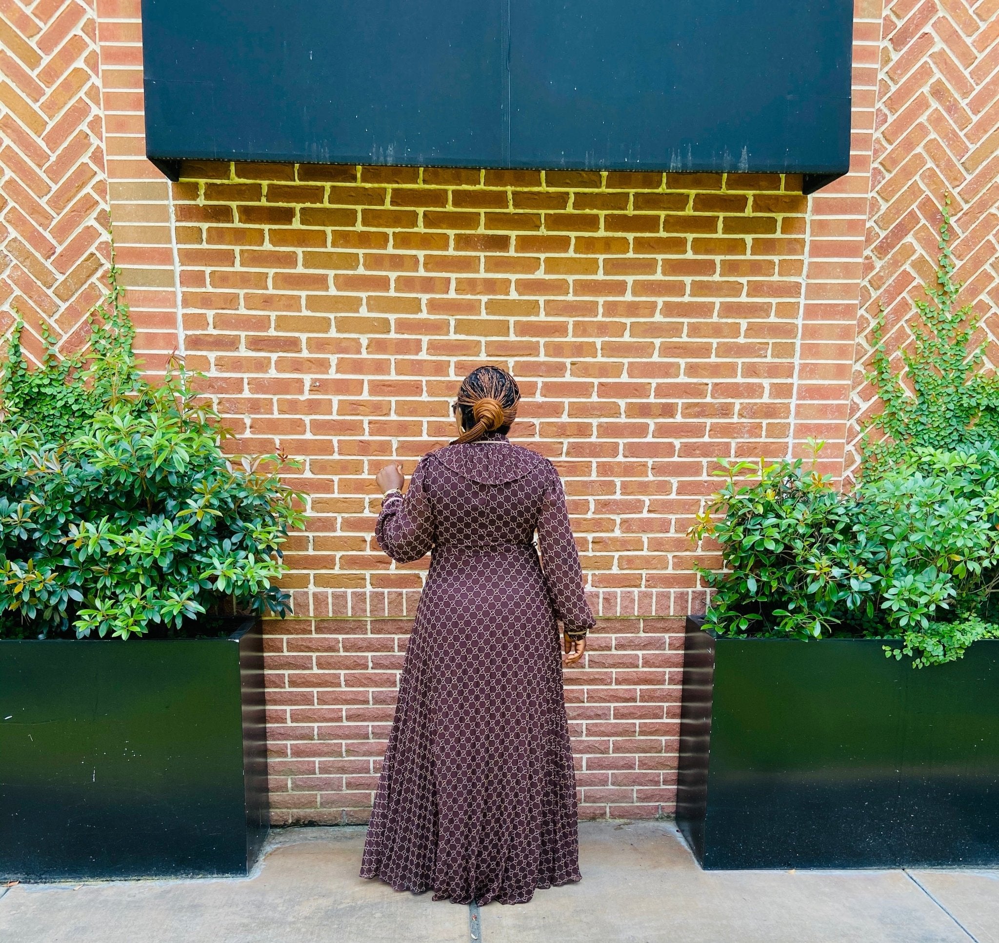 SLOAN MAXI DRESS (Brown ) INSTOCK/READY TO SHIP ) - styletittudeapparelusa