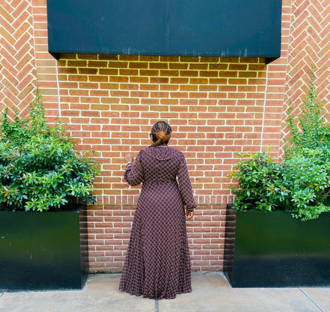 SLOAN MAXI DRESS (Brown ) INSTOCK/READY TO SHIP ) - styletittudeapparelusa