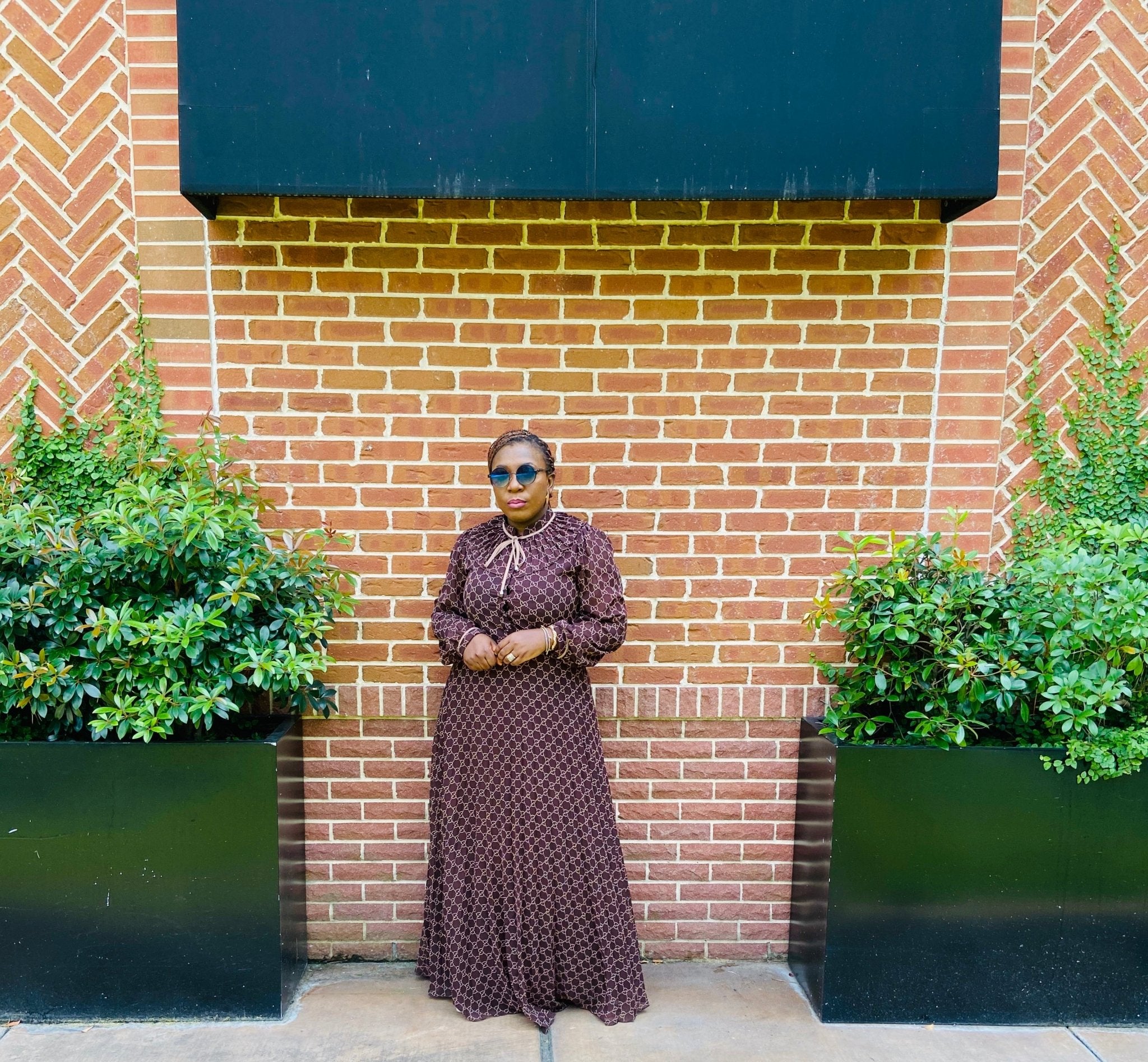 SLOAN MAXI DRESS (Brown ) INSTOCK/READY TO SHIP ) - styletittudeapparelusa