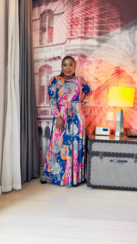 TAMEKA BOLD PRINT MAXI DRESS - styletittudeapparelusa