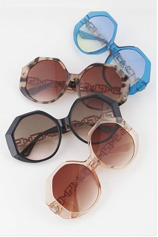 THEA Polygon Oversize Sunglasses UV400 Shades - styletittudeapparelusa