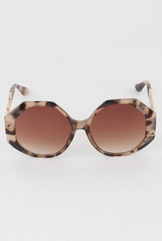 THEA Polygon Oversize Sunglasses UV400 Shades - styletittudeapparelusa