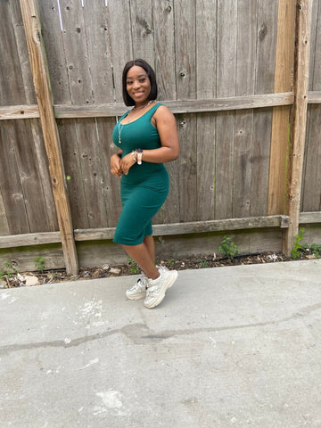 TRACY MIDI TANK DRESS (Green) - styletittudeapparelusa