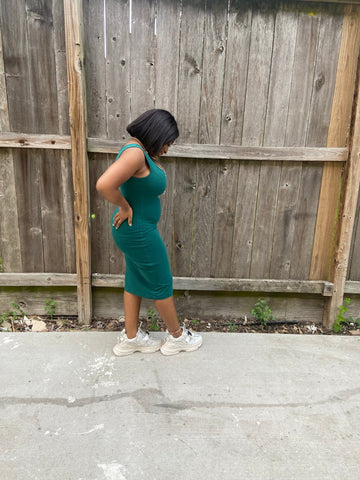 TRACY MIDI TANK DRESS (Green) - styletittudeapparelusa