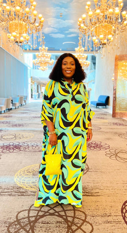 TULUM OVERSIZED MAXI DRESS (Green) - styletittudeapparelusa