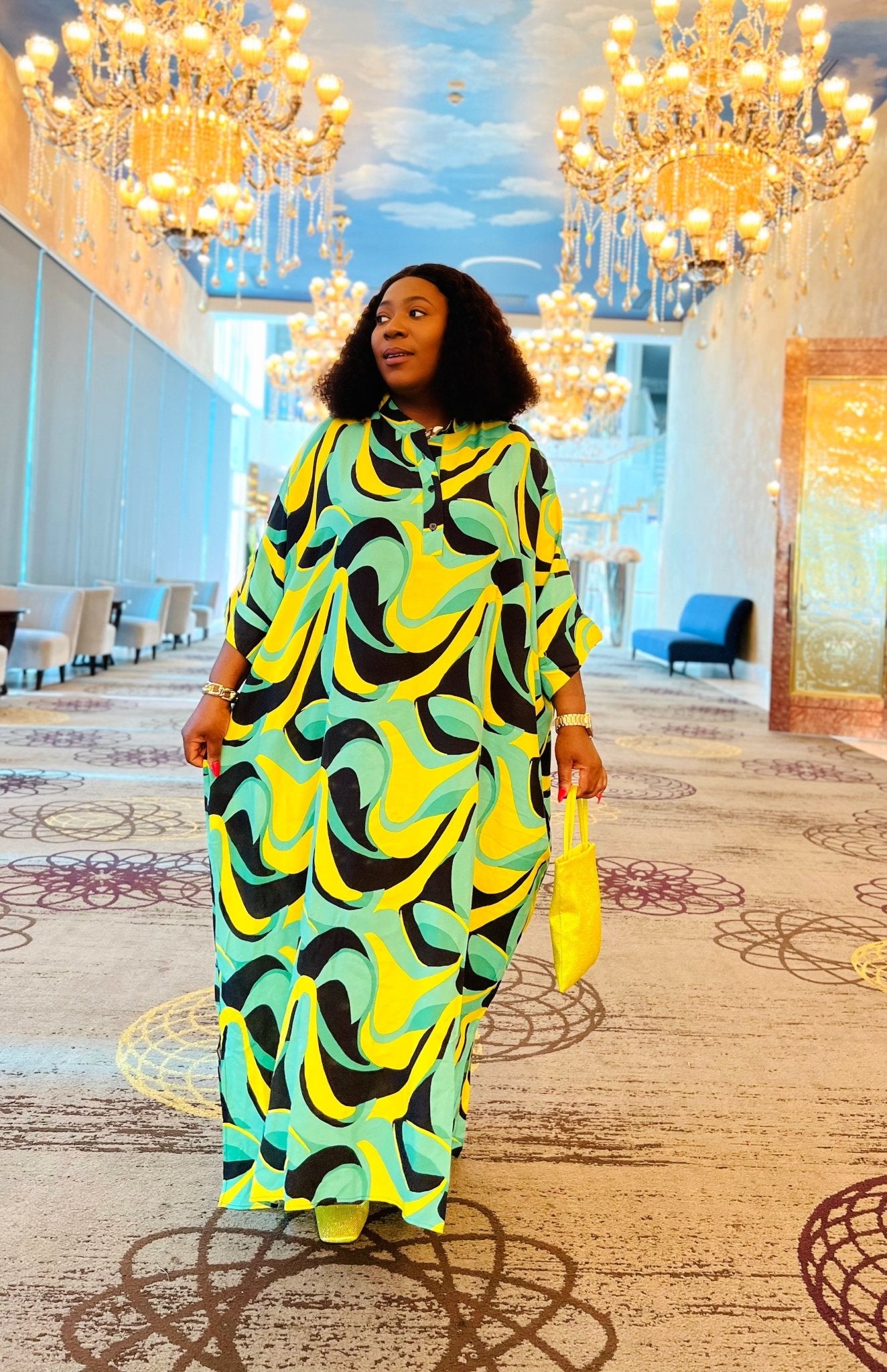 TULUM OVERSIZED MAXI DRESS (Green) - styletittudeapparelusa
