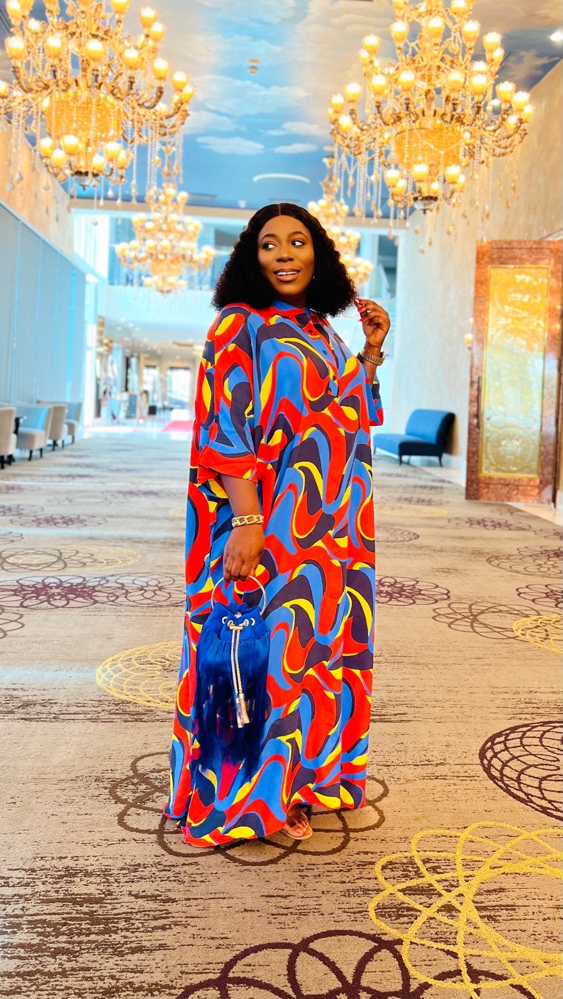 TULUM OVERSIZED MAXI DRESS (Red) - styletittudeapparelusa