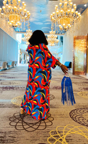 TULUM OVERSIZED MAXI DRESS (Red) - styletittudeapparelusa