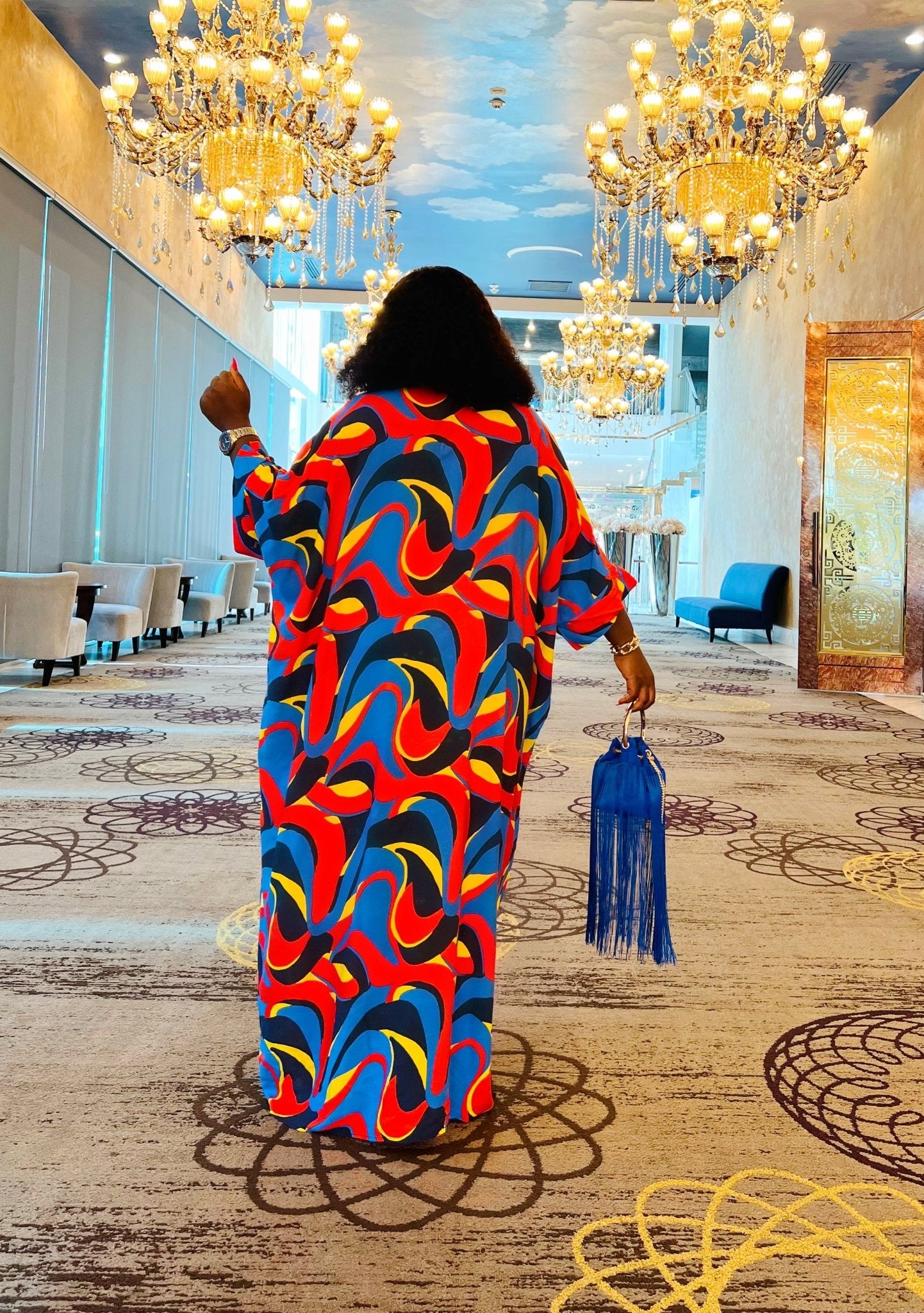 TULUM OVERSIZED MAXI DRESS (Red) - styletittudeapparelusa