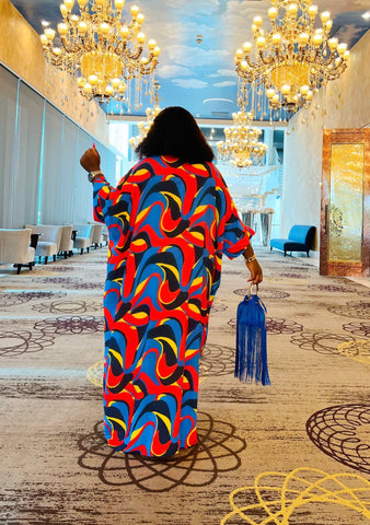 TULUM OVERSIZED MAXI DRESS (Red) - styletittudeapparelusa